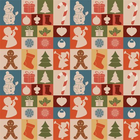 Cute christmas seamless pattern vector Vectors graphic art designs in editable .ai .eps .svg ...