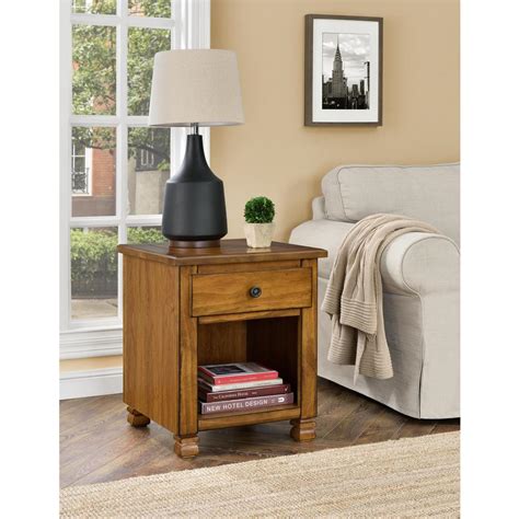 Ameriwood San Antonio Tuscany Oak Storage End Table-3608096COM - The ...