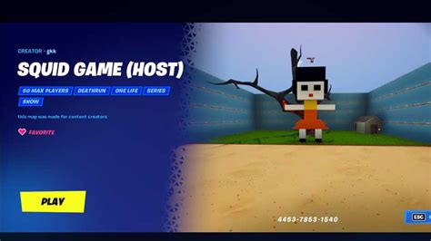 Fortnite Squid Game Creative Map Codes [2023]