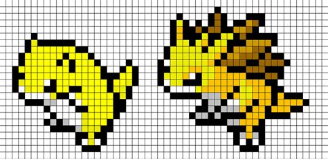 sandshrew-sandslash pixel art by maximus237 on DeviantArt