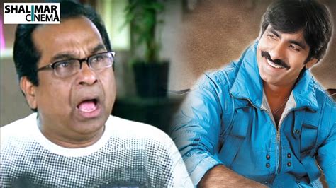 Ravi Teja & Brahmanandam Hilarious Comedy Scenes Back To Back - YouTube