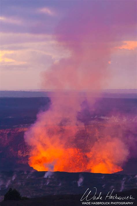 KILAUEA LAVA LAKE SUNRISE | WADE HASBROUCK PHOTOGRAPHY