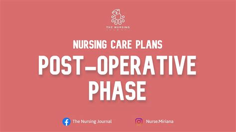 Post-Op Nursing Care Plans