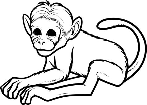 Cute Monkeys Coloring Pages - GetColoringPages.com