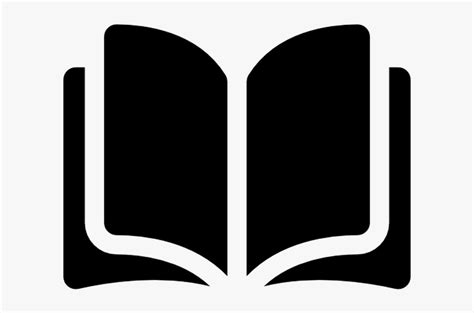 Transparent Books Vector Png - Open Black Book Png, Png Download - kindpng