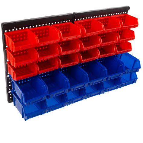 Buy Wall-ed Garage Storage Bins - 30 Compartments for Garage Organization, Craft Supply Storage ...