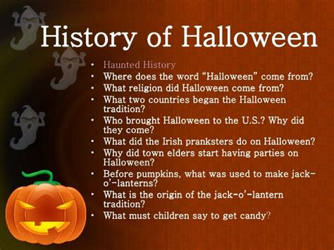 How does halloween come about | gail's blog