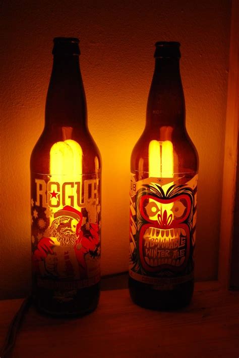 Beer Bottle Lamps | Beer bottle lamp, Bottle lamp, Beer bottle lights