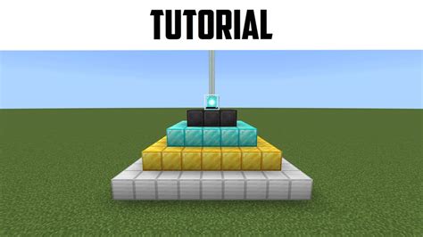 Minecraft: How to Build a Beacon Pyramid (Step By Step) - YouTube