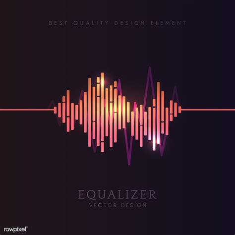 Colorful sound wave equalizer vector design | free image by rawpixel.com | Sound waves, Sound ...