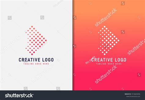 Creative Logo Design Based Arrow Shape Stock Vector (Royalty Free ...