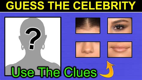 Guess Who The Celebrity Is From The Clues on The Screen | Can You Guess ...