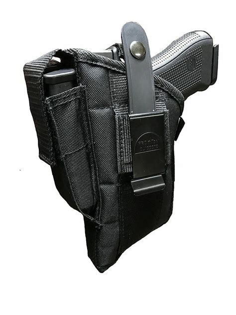 Gun Hip Holster for Ruger 9E 9mm with TACTICAL FLASHLIGHT or LASER LIGHT COMBO - Holsters