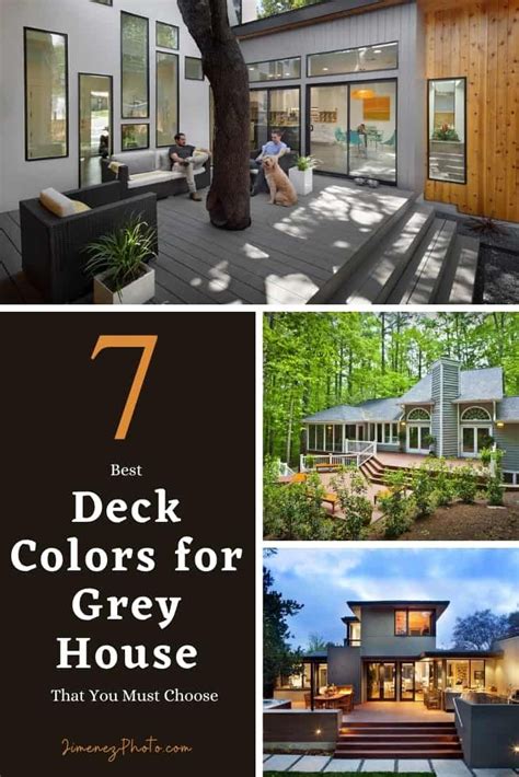 7 Best Deck Colors for Grey House That You Must Choose – JimenezPhoto ...