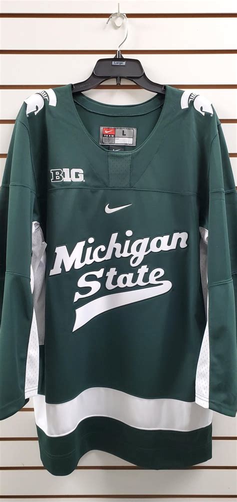 GREEN MSU HOCKEY JERSEY - 191182652917