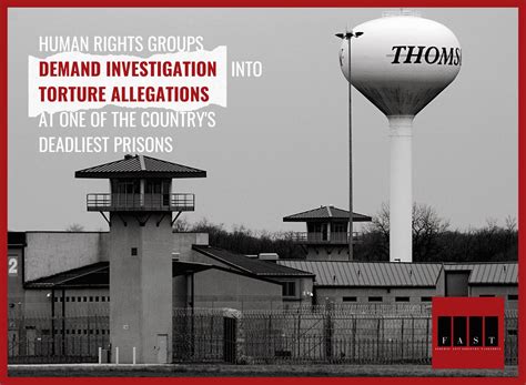 Call for Investigation into Reports of Torture at the Thomson Federal ...