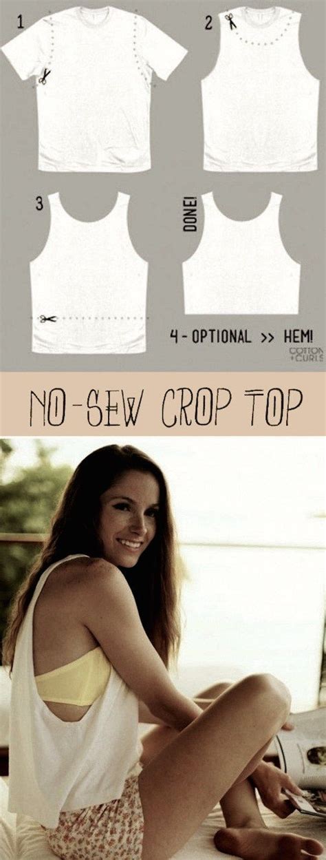 Crop Top It! – Malorie Anne | Crop tops, Sew crop top, No sew crop top