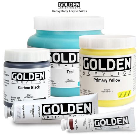 GOLDEN Heavy Body Acrylic Paints | Jerry's Artarama