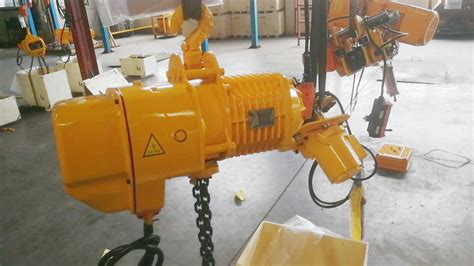 1 ton electric chain hoist sold to Saudi Arabia - Excellent overhead crane supplier from China