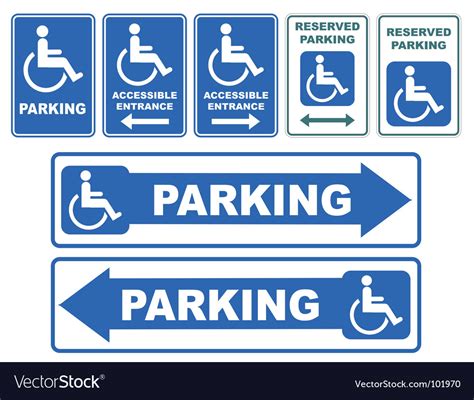 Disability sign Royalty Free Vector Image - VectorStock