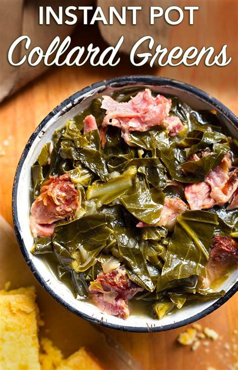 Rich, flavorful Instant Pot Collard Greens with a ham hock are so good… | Instant pot dinner ...