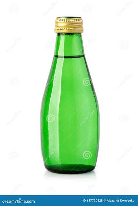 Green water bottle stock photo. Image of full, isolated - 137720428