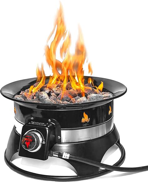 Amazon.com : Outland Firebowl 870 Premium Outdoor Portable Propane Gas Fire Pit with Cover ...
