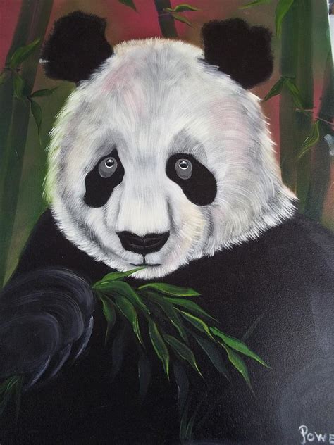 The Great Panda Bear Painting by Barbara Powell | Fine Art America