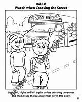 School Bus Safety Coloring Pages Sketch Coloring Page sketch template