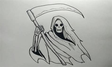 20 Easy Grim Reaper Drawing Ideas - Cool Grim Reaper Drawings