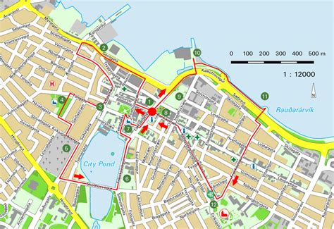 Map Of Reykjavik Iceland - Alexia Lorraine