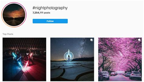 Night Photography Hashtags | Tripodyssey