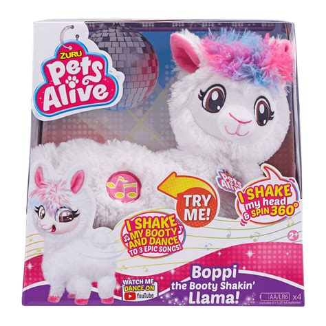 Pets Alive Boppi the Booty Shakin Llama Battery-Powered Dancing Robotic Toy by ZURU - Walmart.com