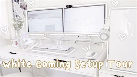 White Desk Pc Setup: Không Còn Dấu Ấn Nào Màu Trắng