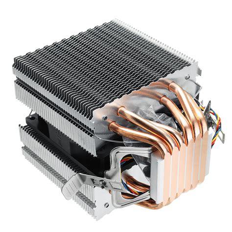 dc12v 6 heat pipe computer cpu fan cooler ultra-quiet heat sink for ...