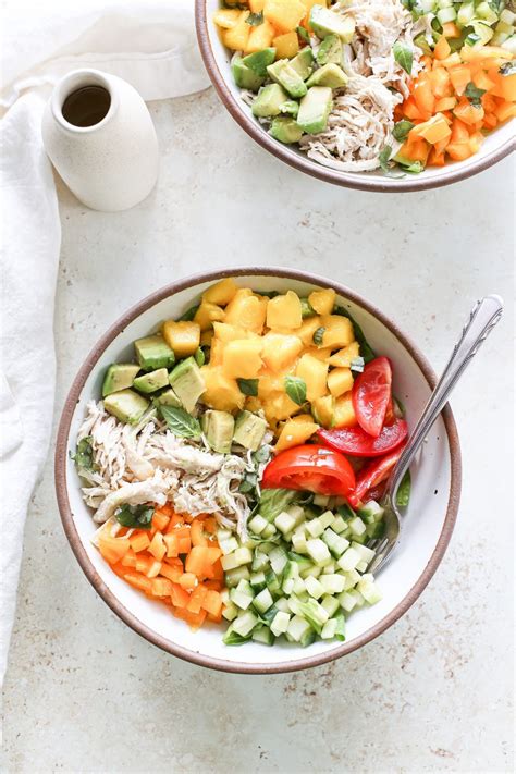 Chicken Mango Salad - A Nourishing Plate