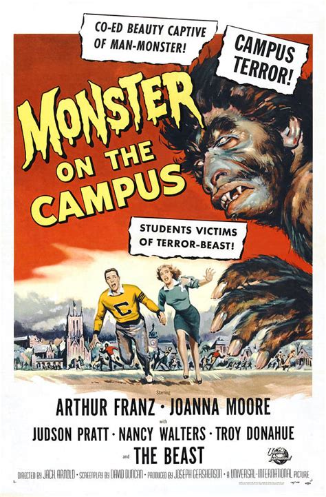 Monster On The Campus, Arthur Franz Photograph by Everett - Fine Art America