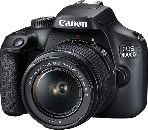 Canon EOS 4000D DSLR Camera Body Black With EF-S 18-55mm III Lens Kit | 4000d18-55III Buy, Best ...