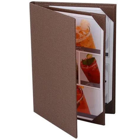 30 pcs/lot PU Leather Restaurant Menu Covers Hotel Cafe Menu Folders ...