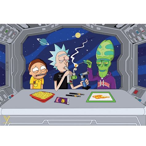 Rick & Morty Slikks Dab Portal High-Temp Silicone Mat Accessories | GoSensi