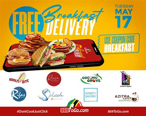 Free Breakfast Delivery - May 17th - 869ToGo