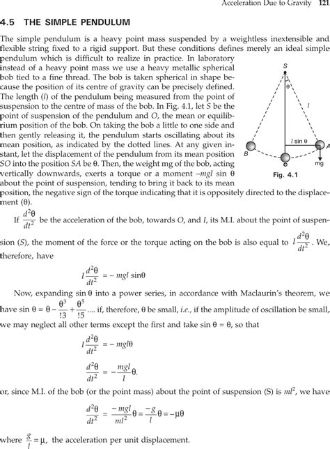 Practical Physics Experiment Manual B 03 Compound Pendulum