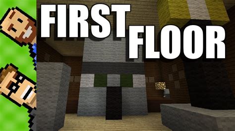 CLEARING the FIRST FLOOR|Minecraft 2-Player SPLIT SCREEN Co-Op ...