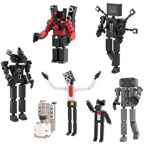 NEW Skibidi Toilet Figure Building Block Toys Titan Speakerman ...