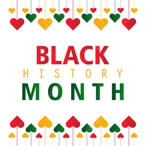 Black History Month Vector Transparent Background, Black History Month, Indipendence, African ...