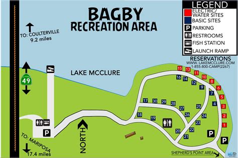 Recreation & Campground Area Maps - Lake McClure