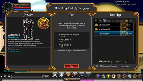 Finally got void highlord!=) : r/AQW