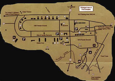 Map Of Fort Robinson State Park - Printable Map