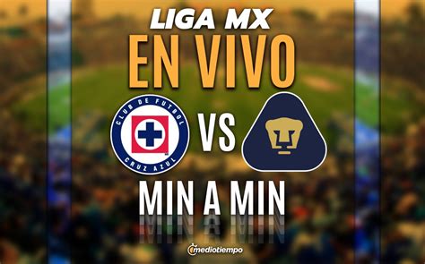 Cruz Azul vs Pumas EN VIVO. Cuartos Final vuelta Liga MX ONLINE 2024