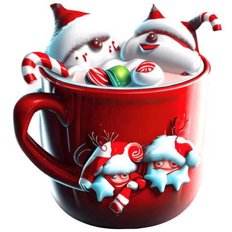 Christmas Hot Cocoa Mugs · Creative Fabrica